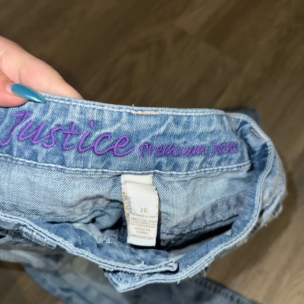 ⭐️Justice‎ Sky Blue Denim Jeans⭐️